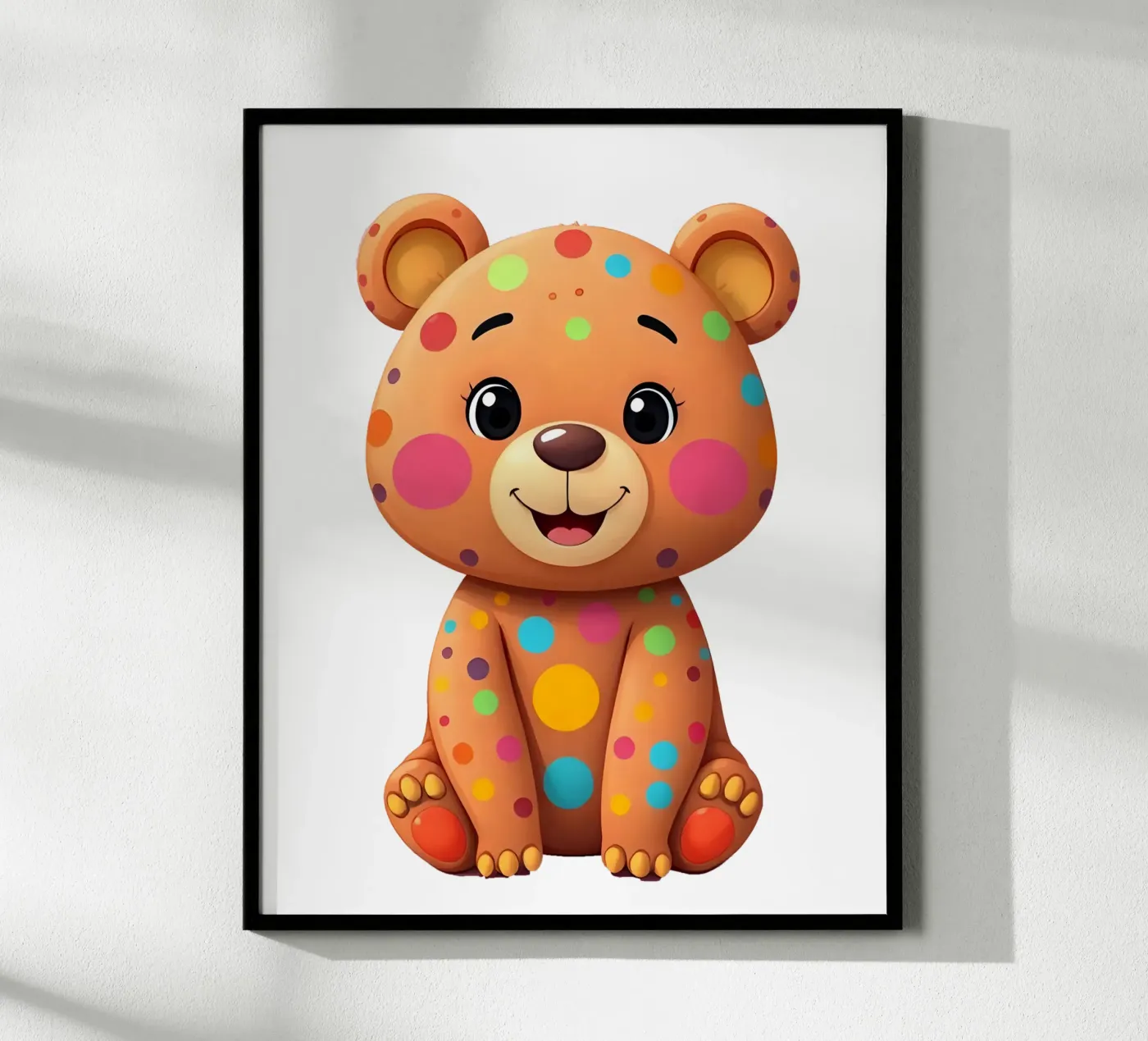 Bär_3a Poster von Tierisch bunt by LK