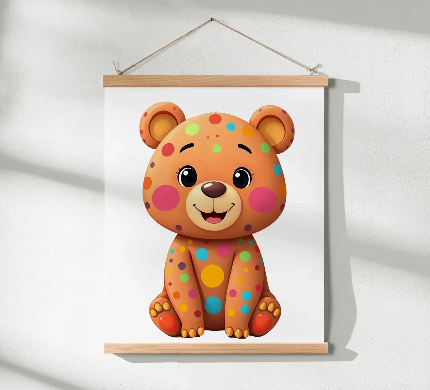 Bär_3a Poster von Tierisch bunt by LK