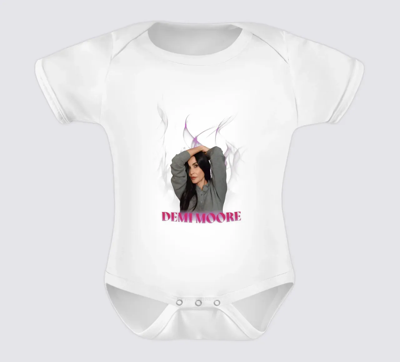 Demi Moore - Actress Kurzarm Babybody von Aiden Hermisto