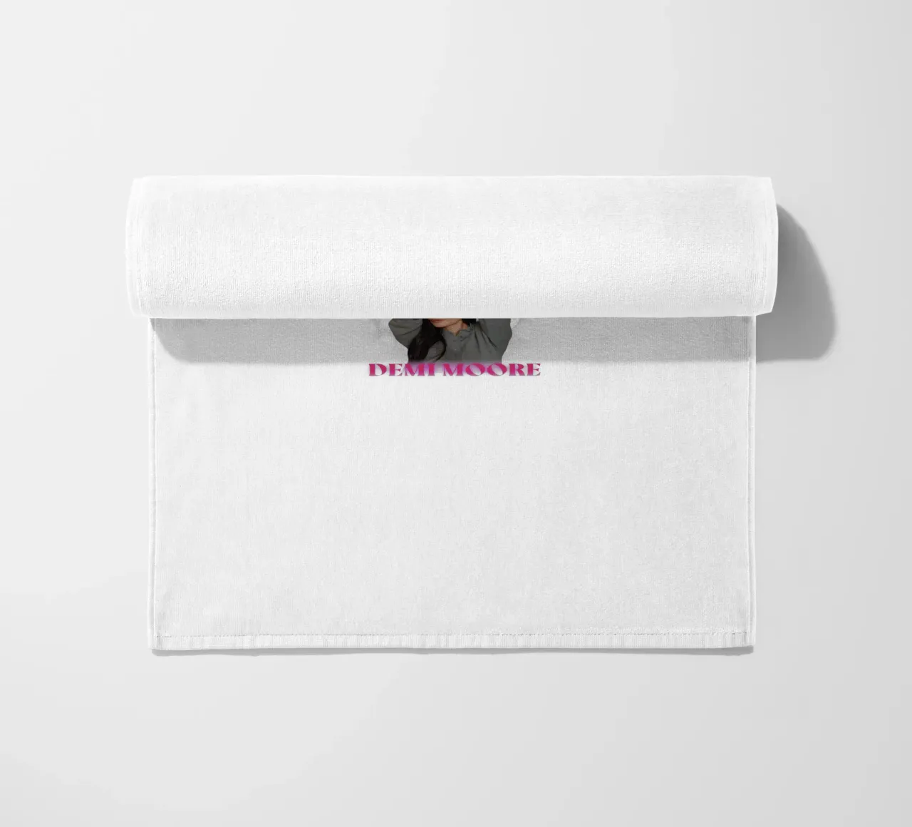 Demi Moore - Actress beach towel by Aiden Hermisto