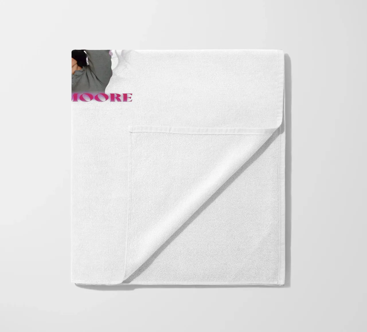 Demi Moore - Actress beach towel by Aiden Hermisto