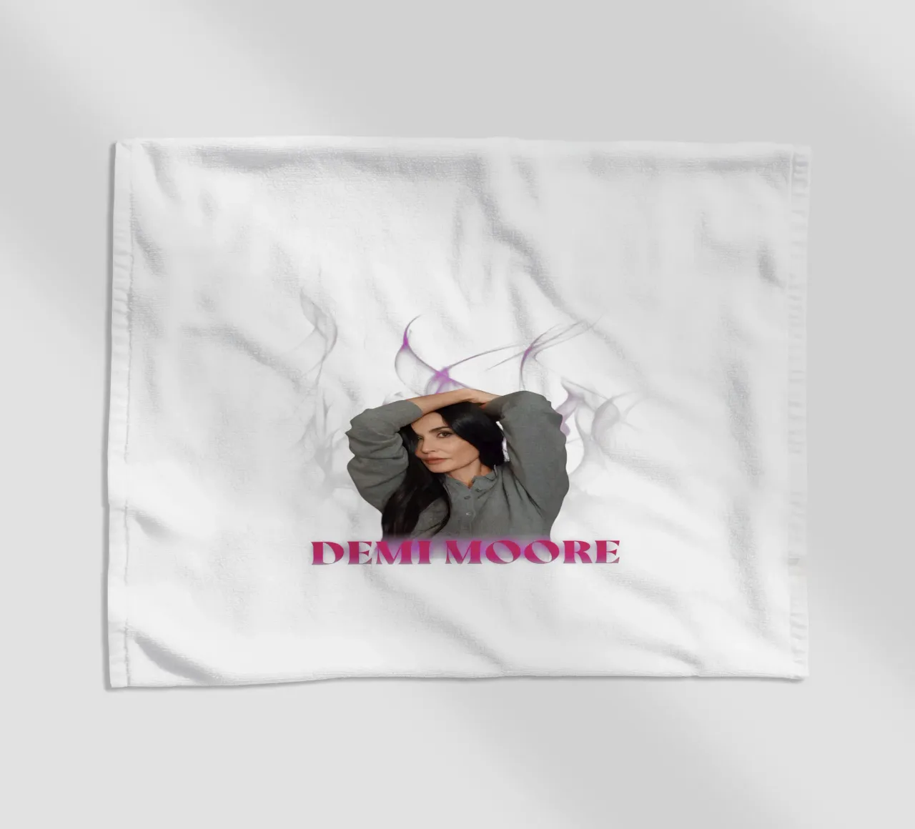 Demi Moore - Actress beach towel by Aiden Hermisto