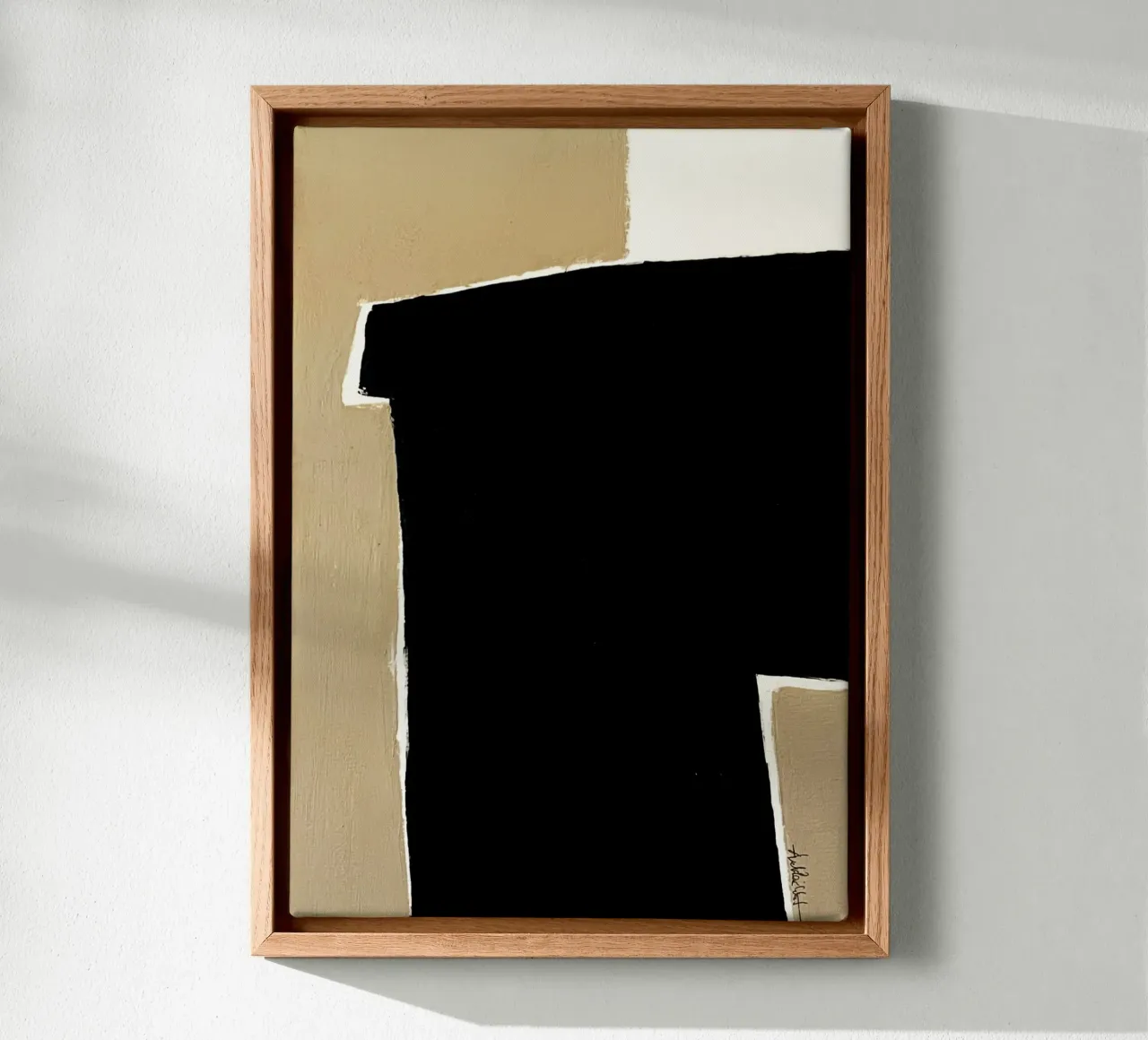 abstract minimal no6 tela con Cornice a cassetta da Andrea Reichhart Art