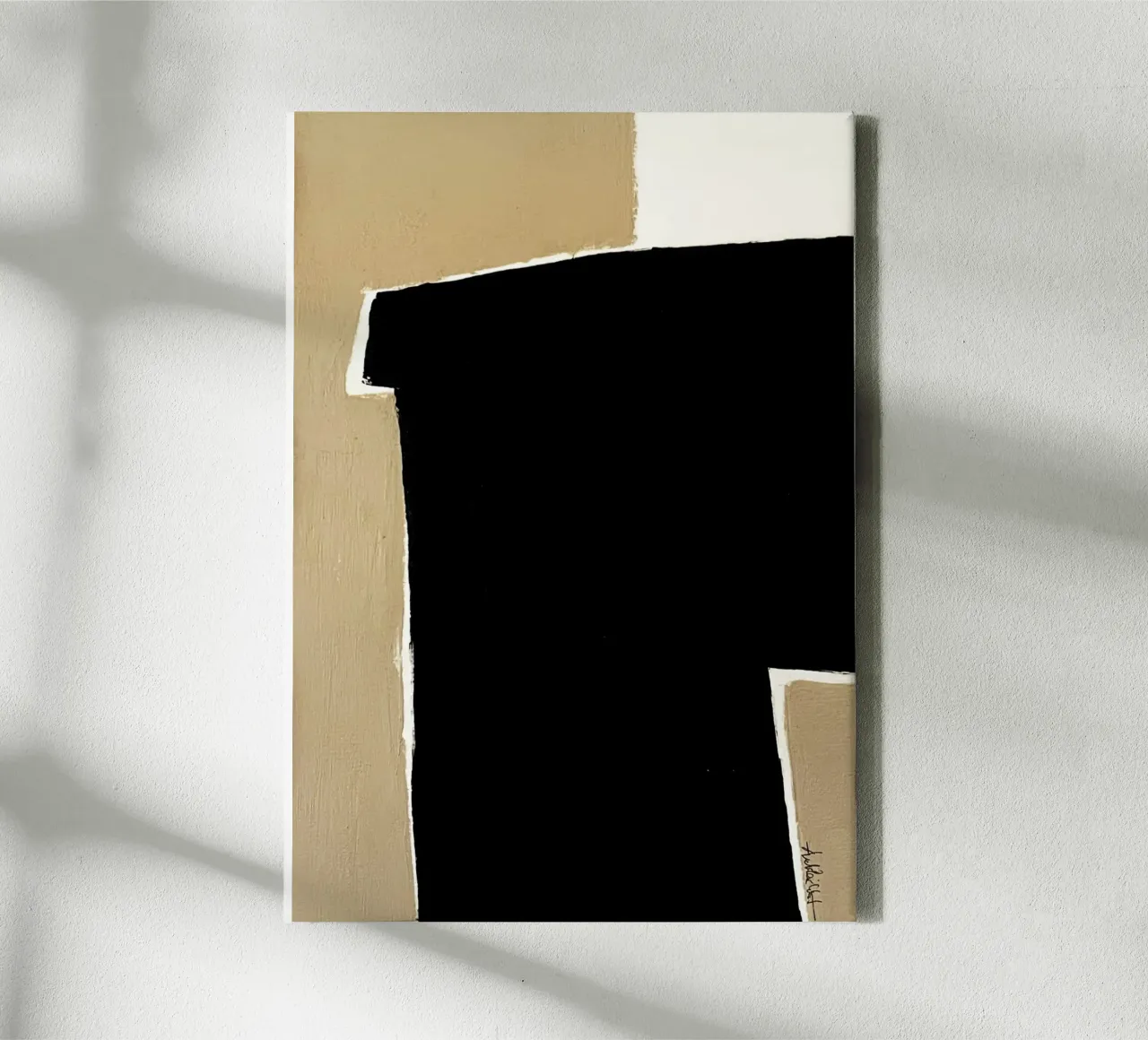 abstract minimal no6 tela con Cornice a cassetta da Andrea Reichhart Art