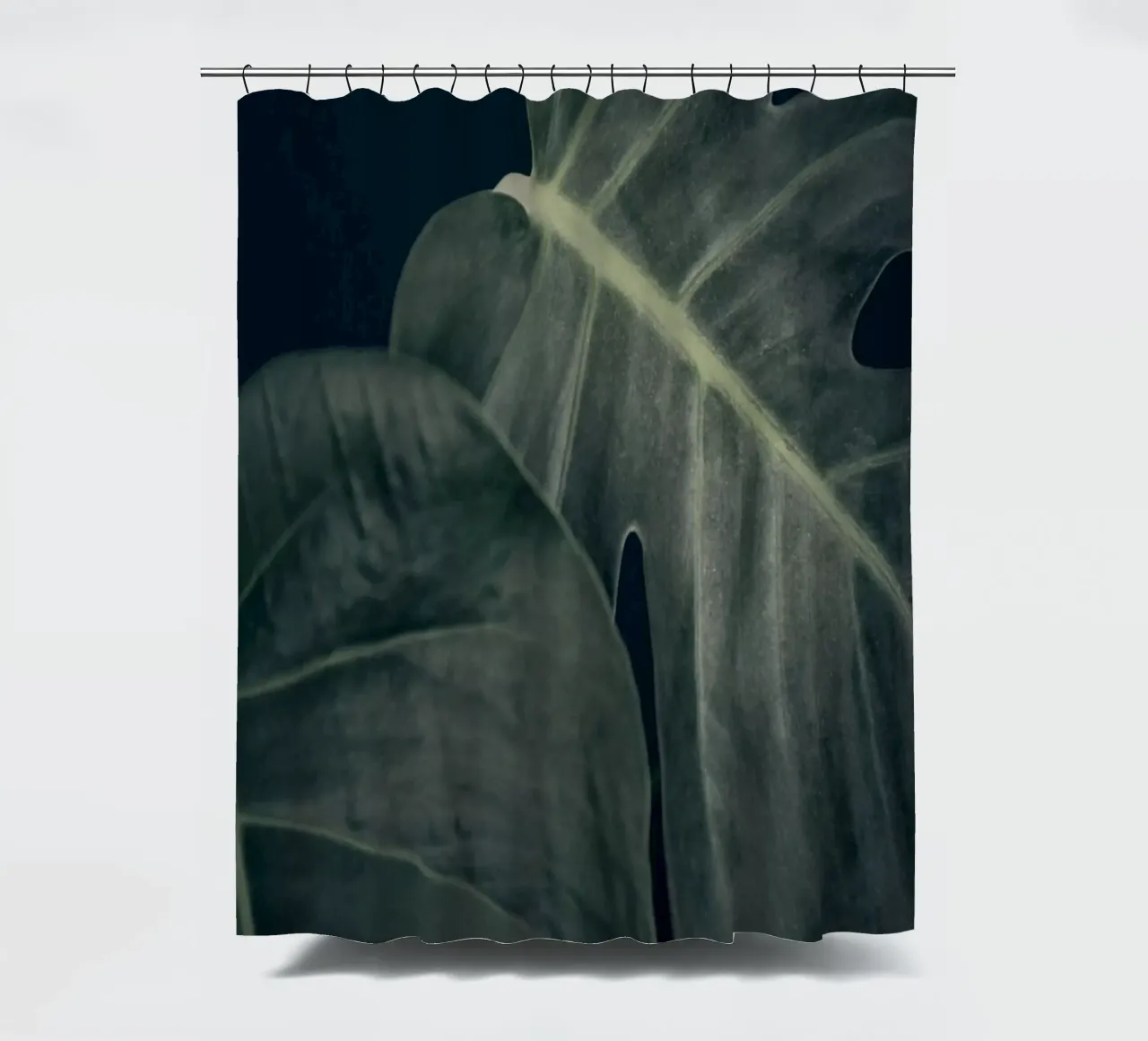 Moody Monstera 3 tenda da doccia da Klaus with K