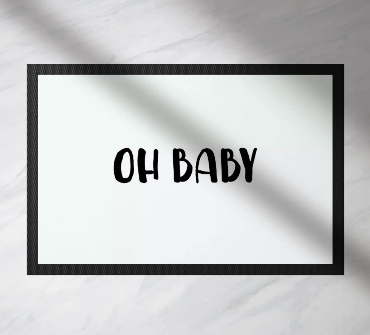 Oh Baby B&W zerbino da daylight design studio