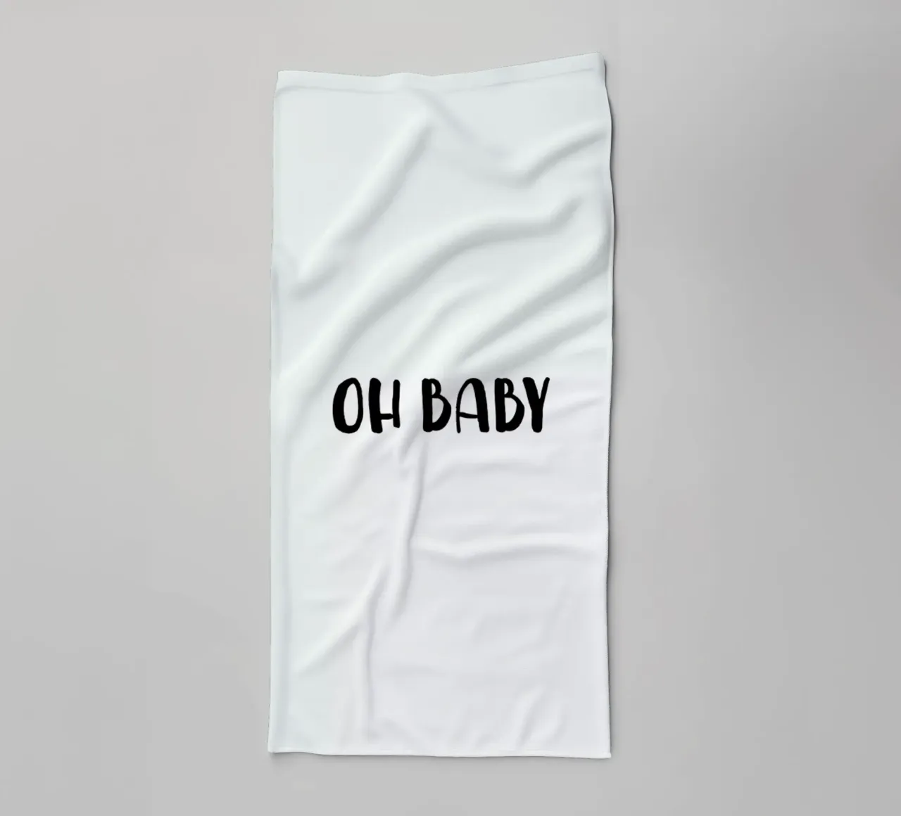 Oh Baby B&W asciugamano da bagno da daylight design studio