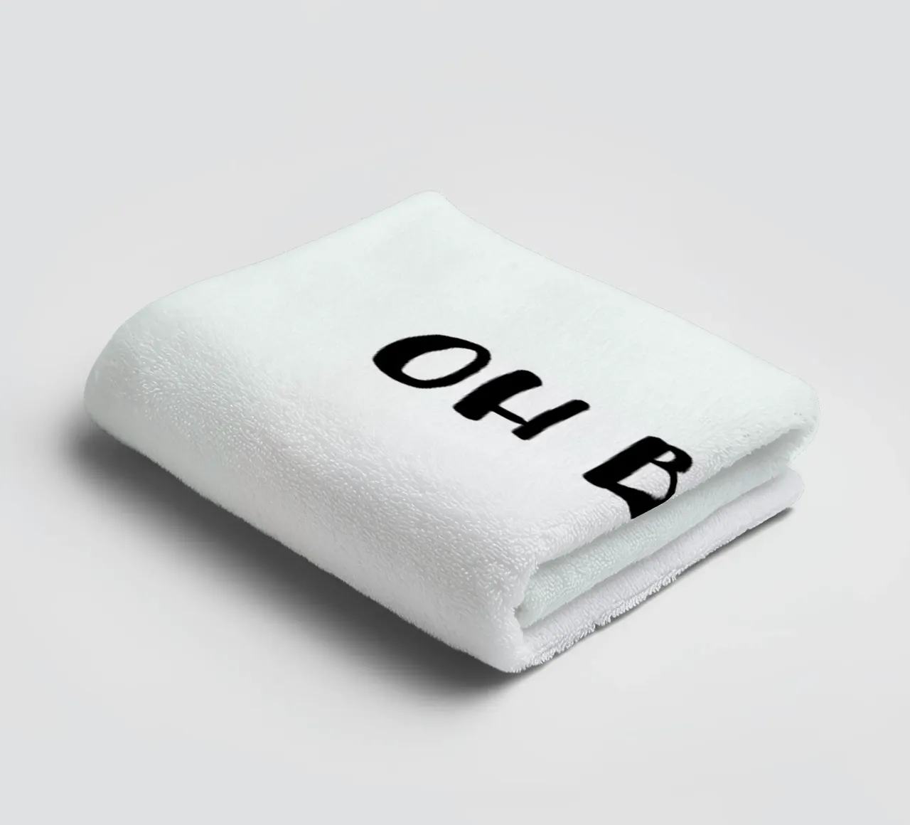 Oh Baby B&W asciugamano da bagno da daylight design studio