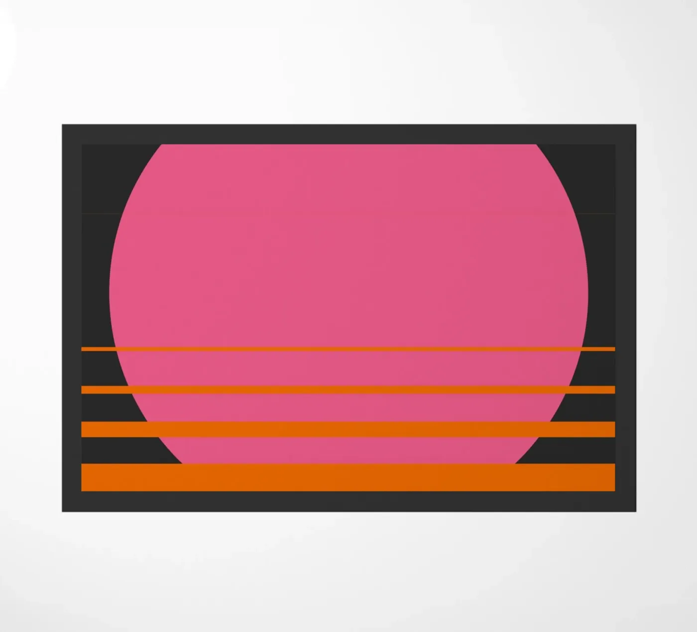 Dark Summer doormat by Rose Beck Art