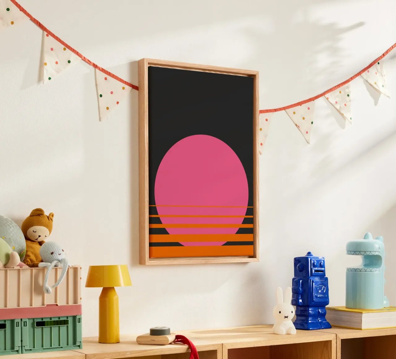 Estate buia tela con Cornice a cassetta da Rose Beck Art
