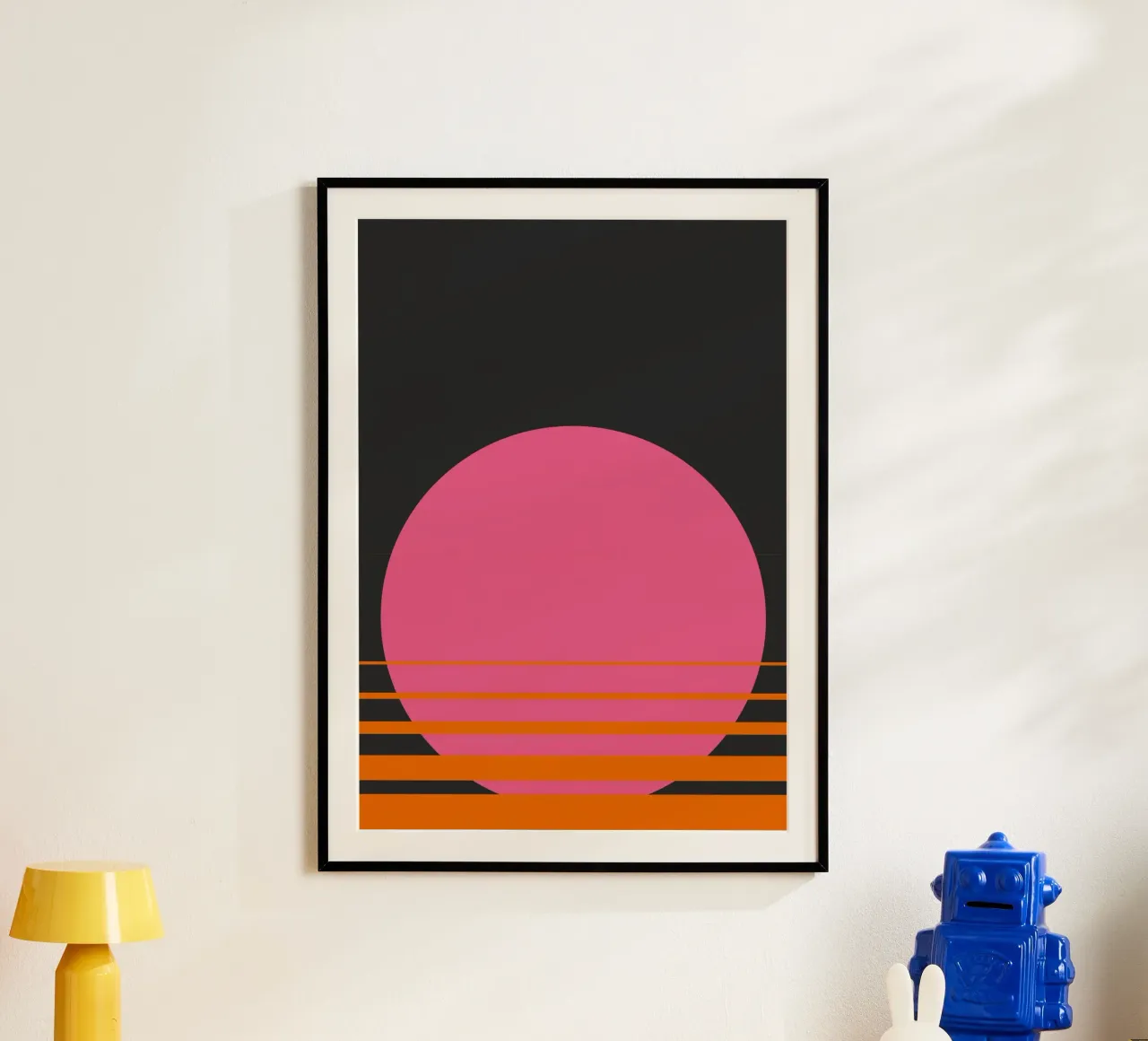Estate buia poster con telaio in legno da Rose Beck Art