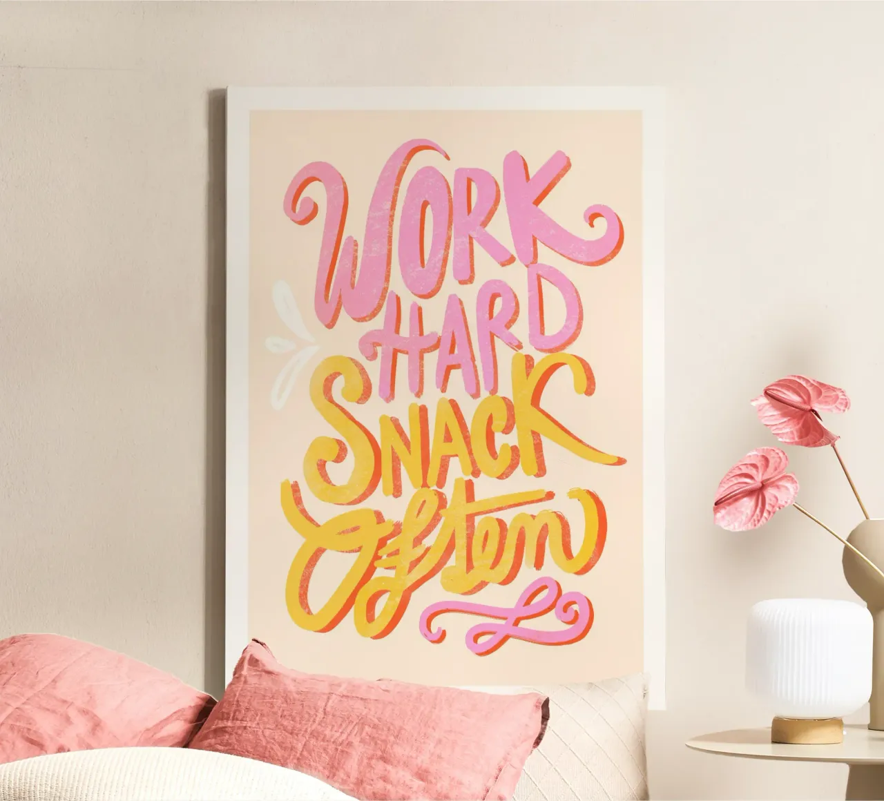 Hard werken Vaak eten canvas met Baklijst van Pictufy Sun & Spirit