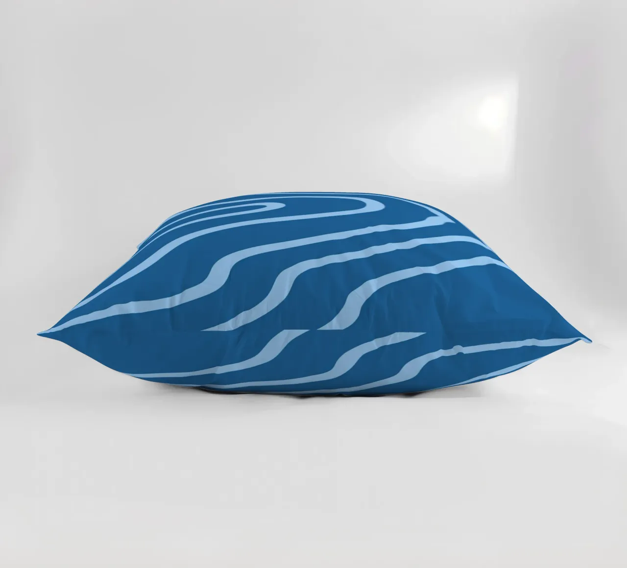 Linee blu minimaliste cuscino da MODERN NUANCE