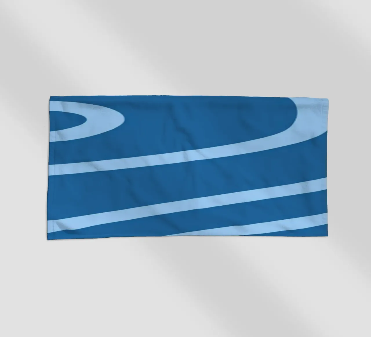 Linee blu minimaliste telo mare da MODERN NUANCE