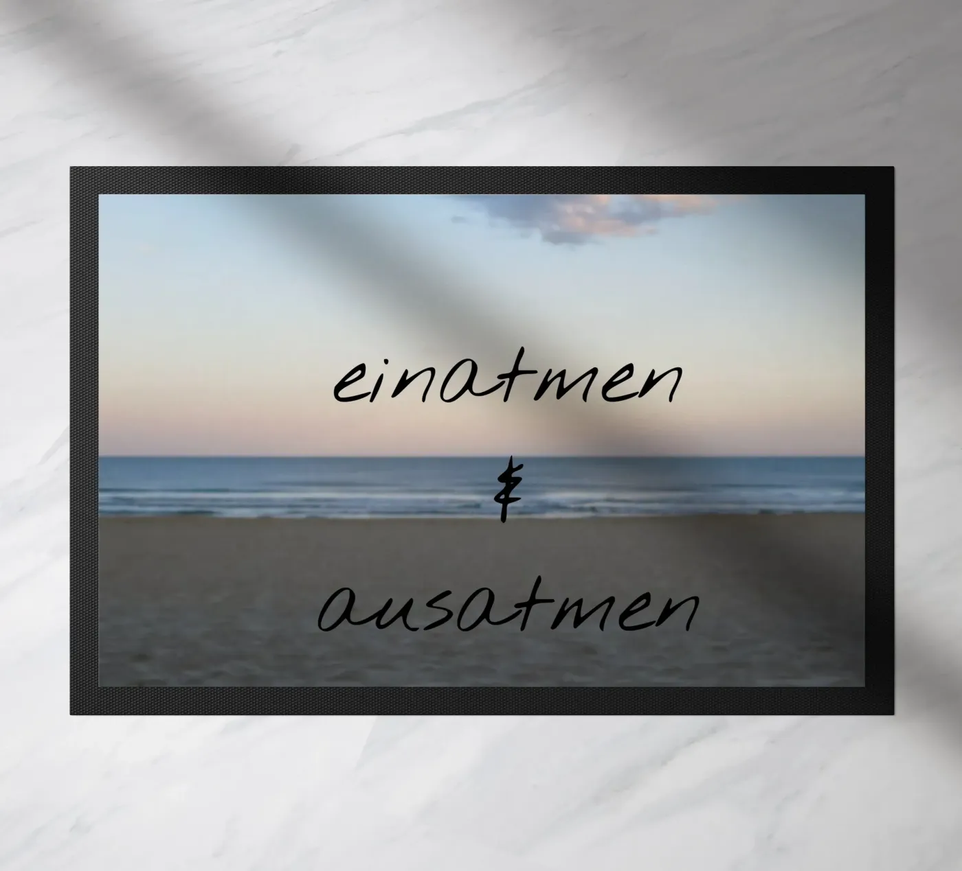 Breath doormat by Kreativernetzt