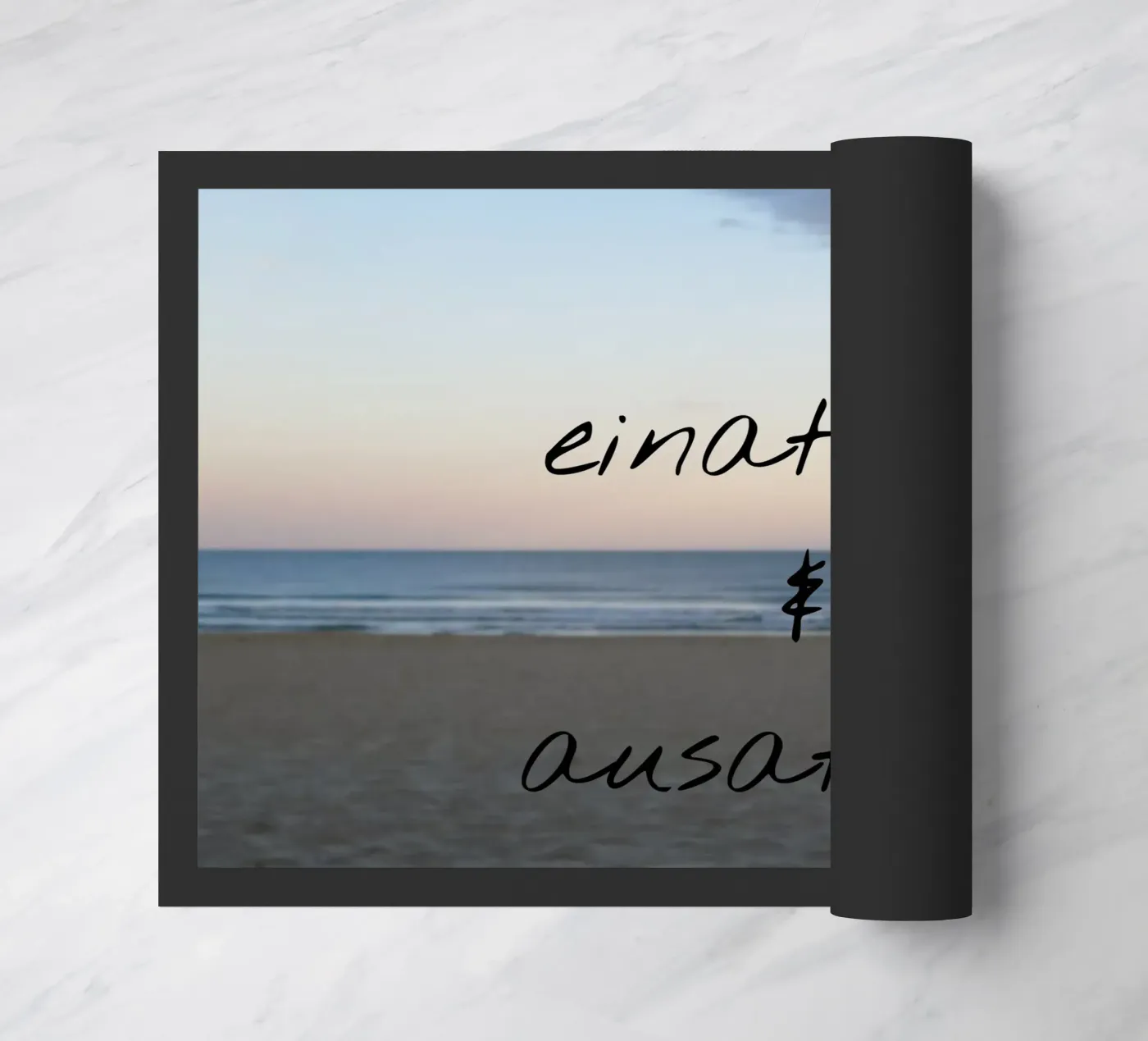 Breath doormat by Kreativernetzt