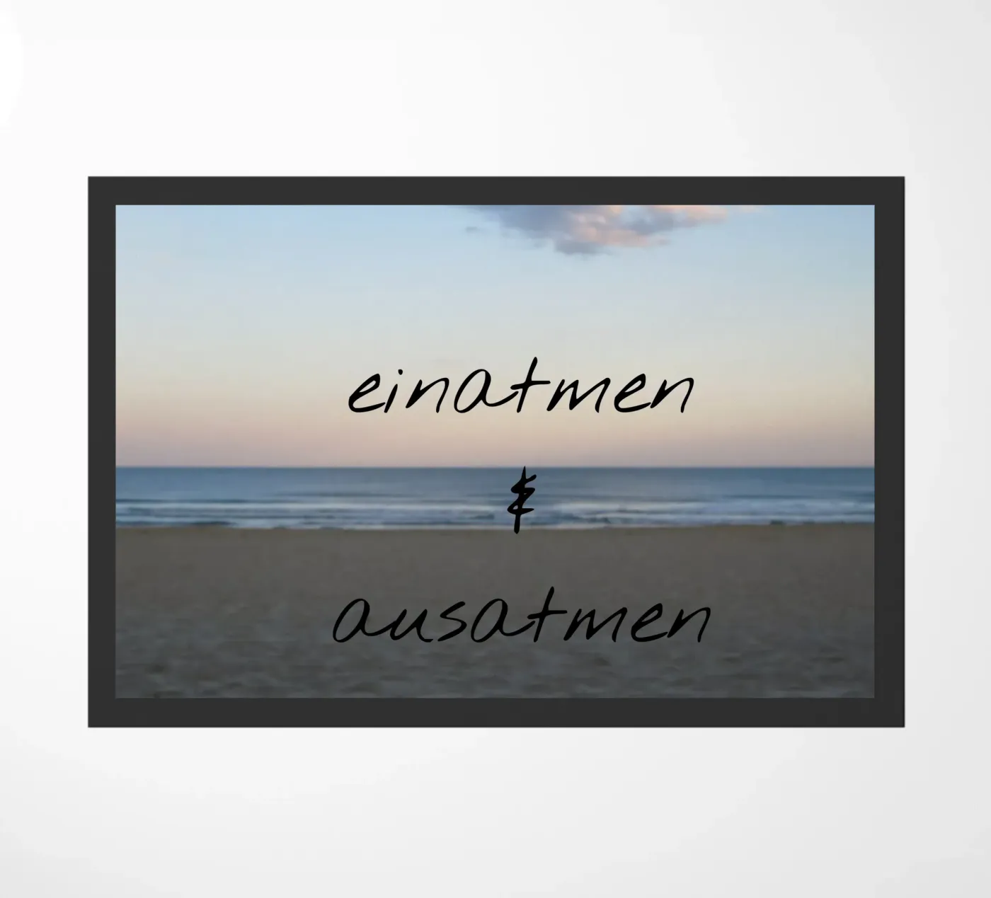 Breath doormat by Kreativernetzt