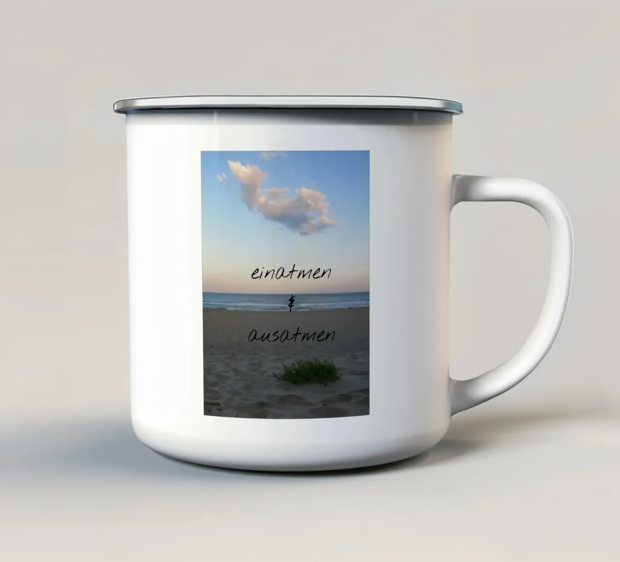 Respiro tazza in smalto da Kreativernetzt