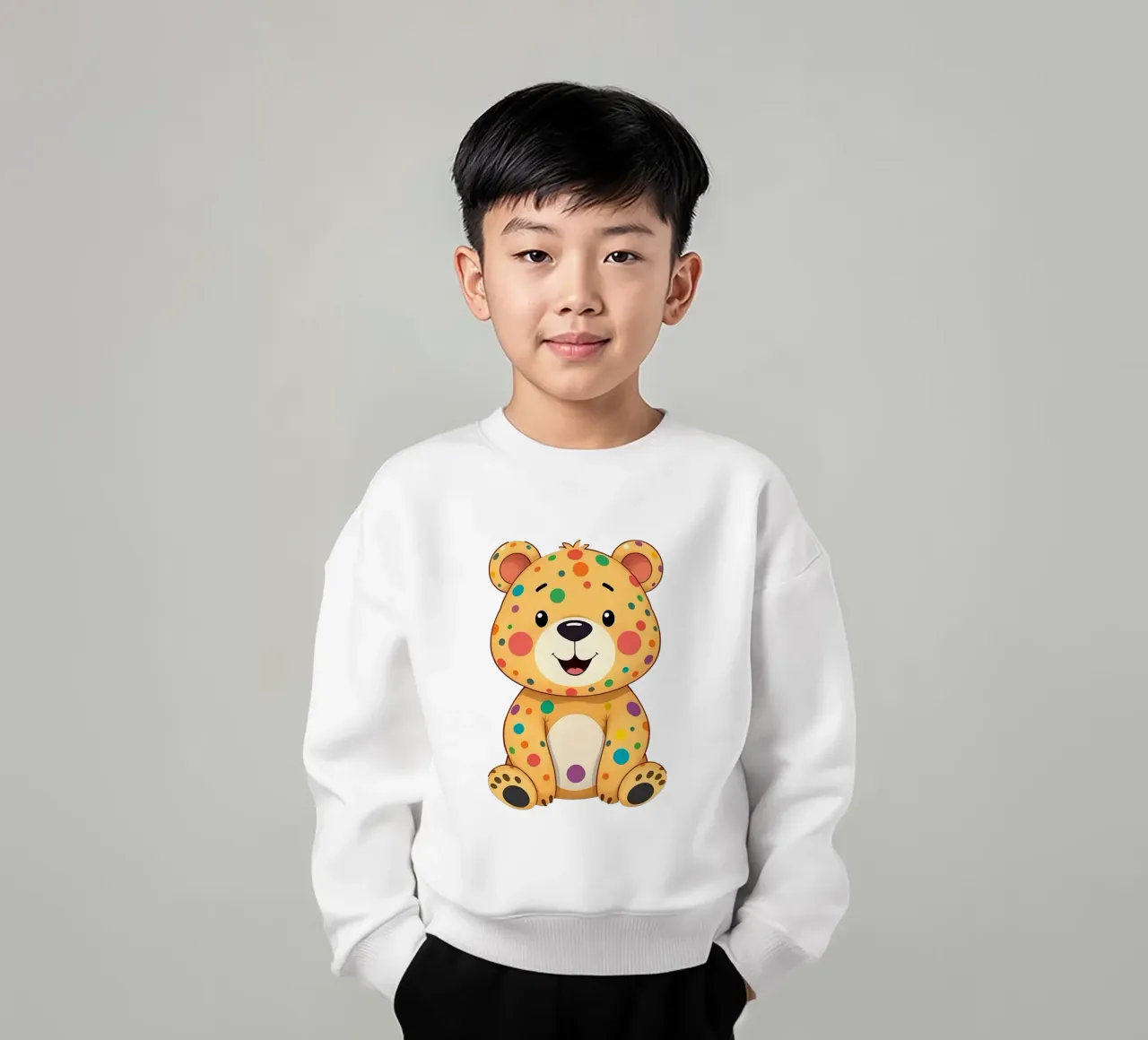 Orso_4a felpa bambino da Tierisch bunt by LK