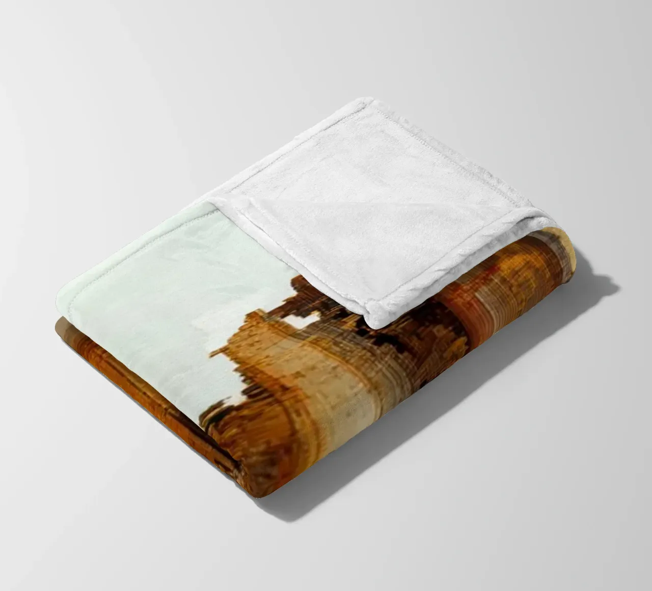 Echoes fleece blanket by Art Unleashed