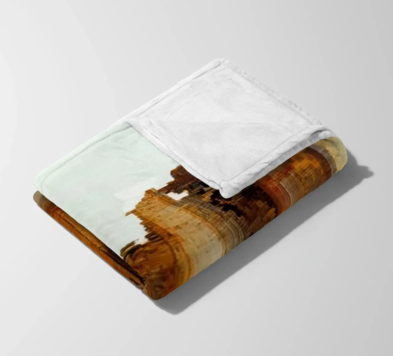 Echoes fleece blanket by Art Unleashed