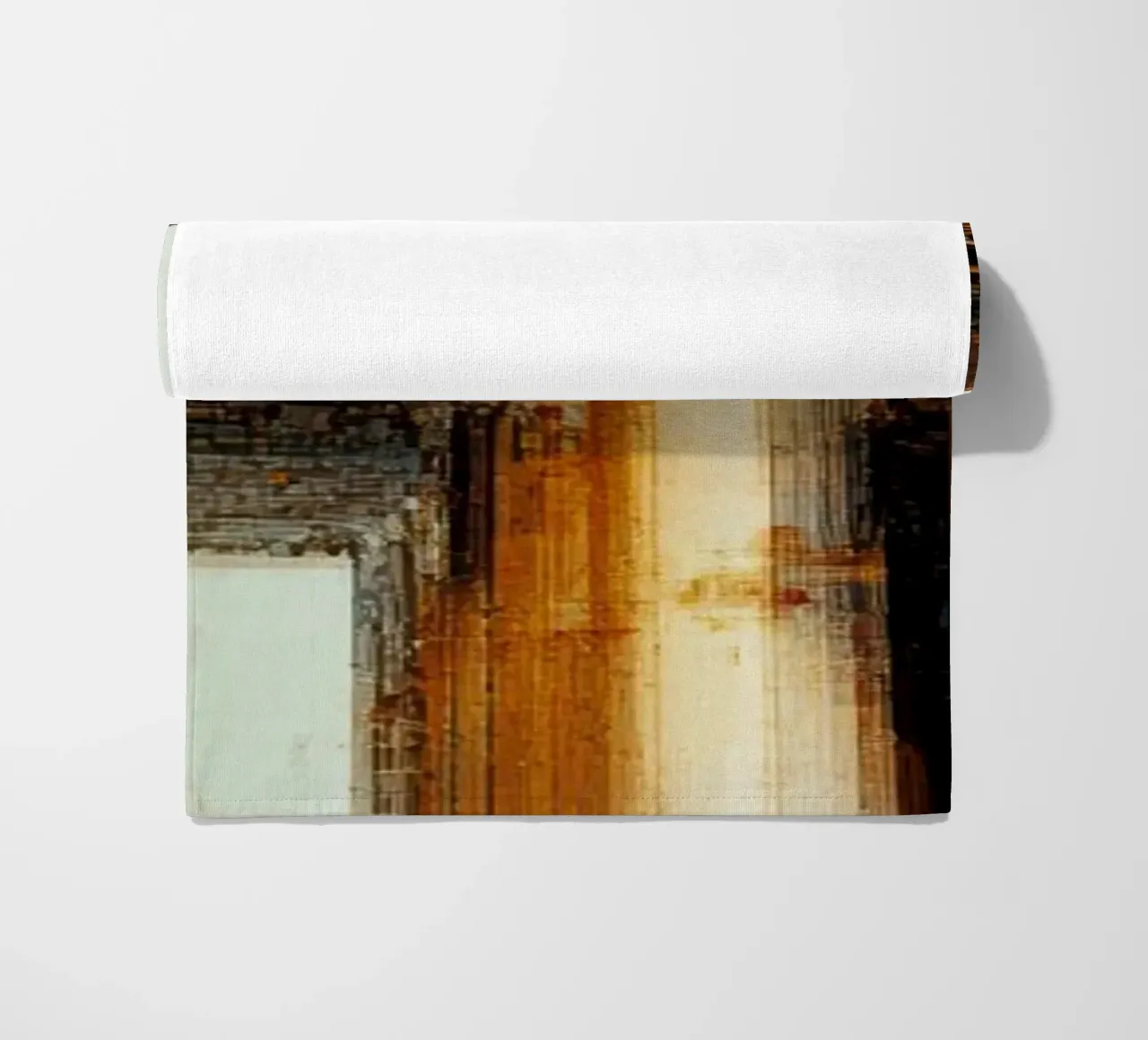 Echoes beach towel by Art Unleashed