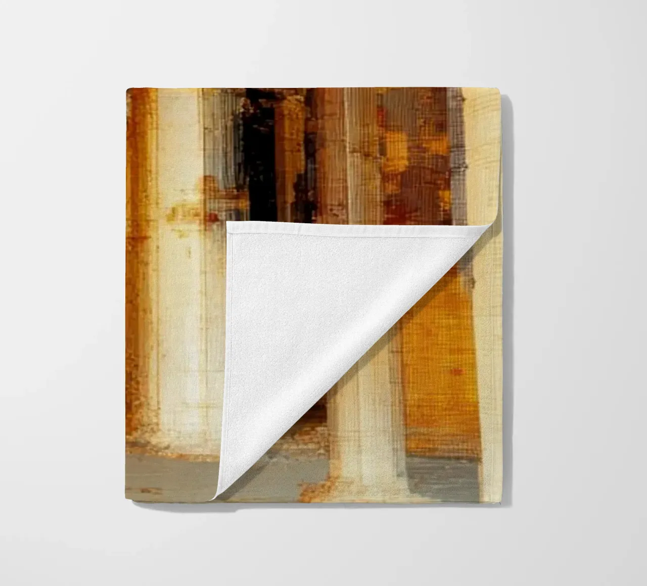 Echoes beach towel by Art Unleashed