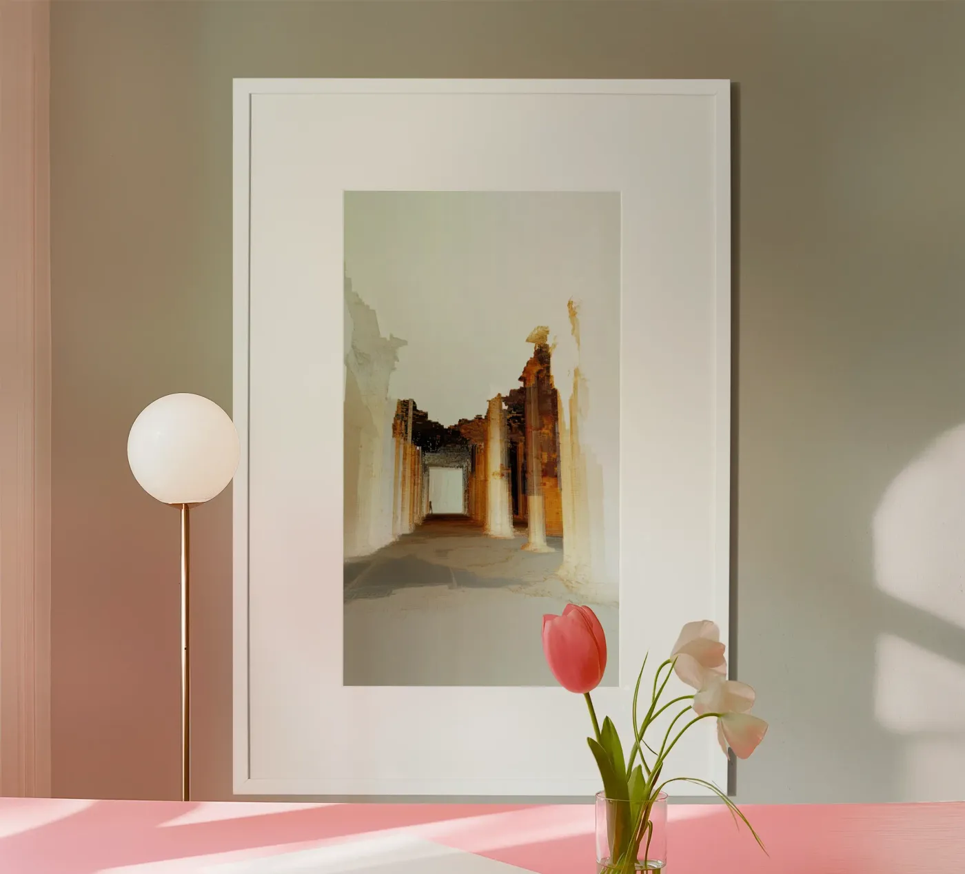 Echoes Poster von Art Unleashed