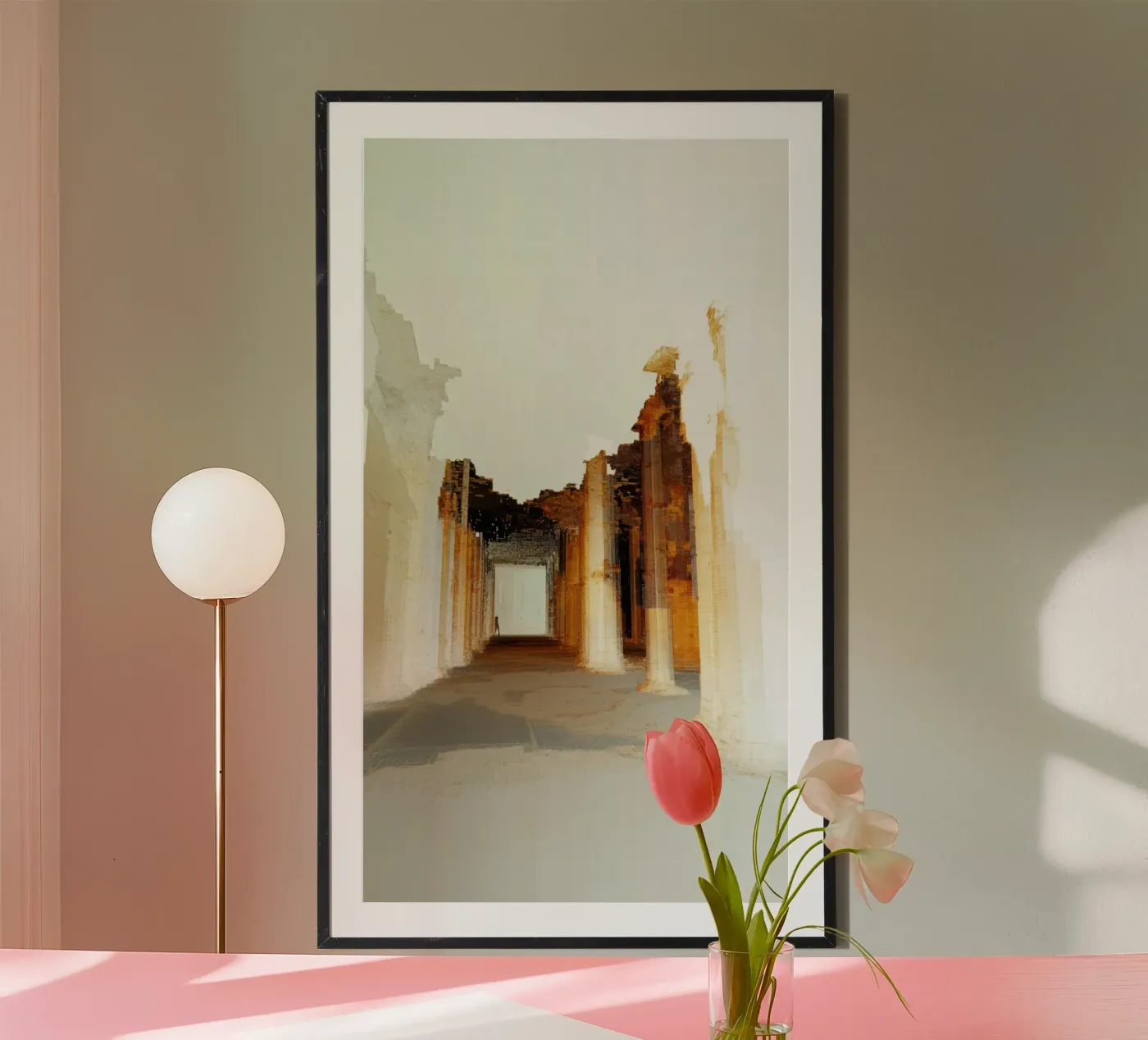 Echoes Poster von Art Unleashed