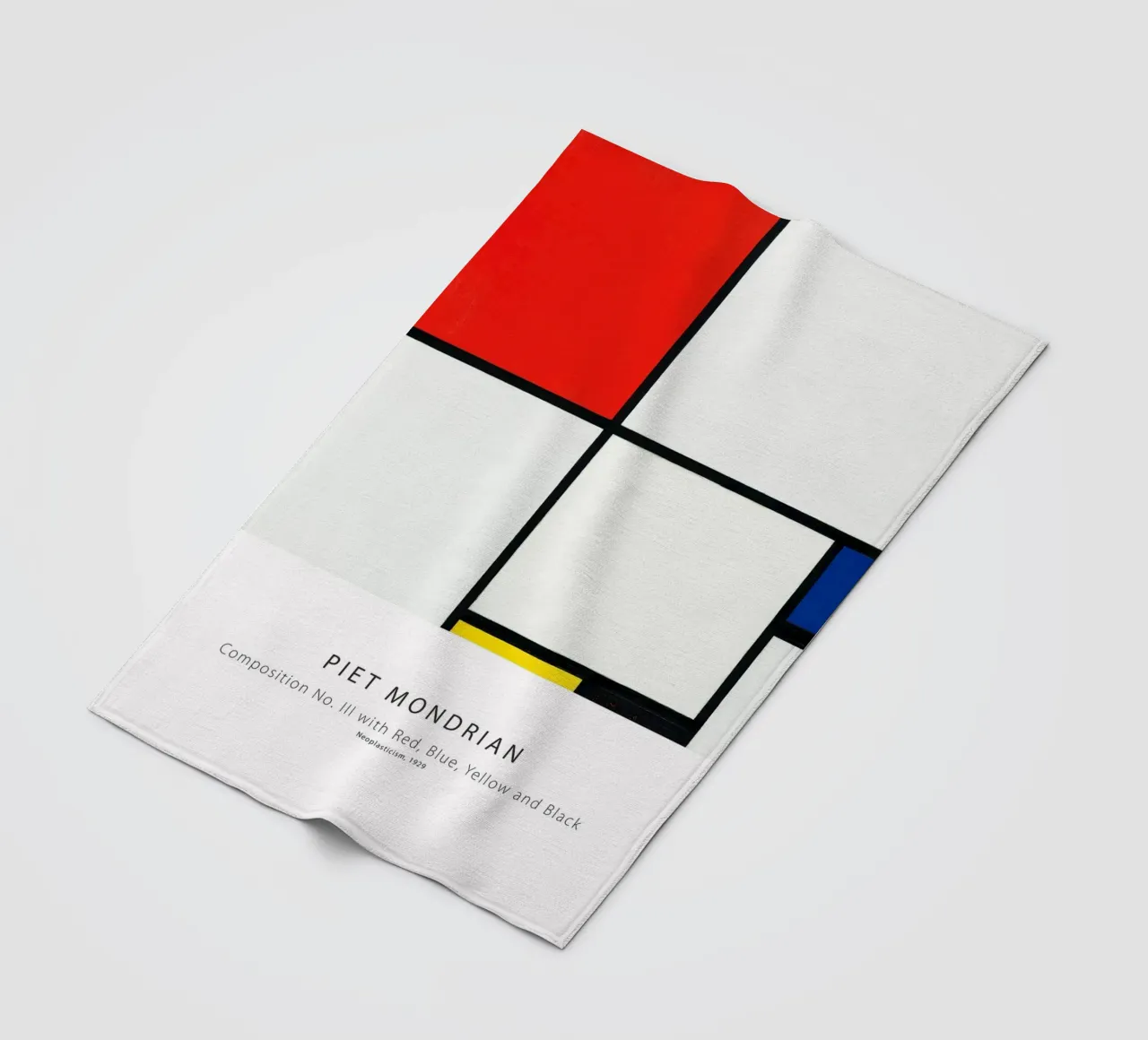 Piet Mondrian - Composizione III coperta in pile da Old Masters