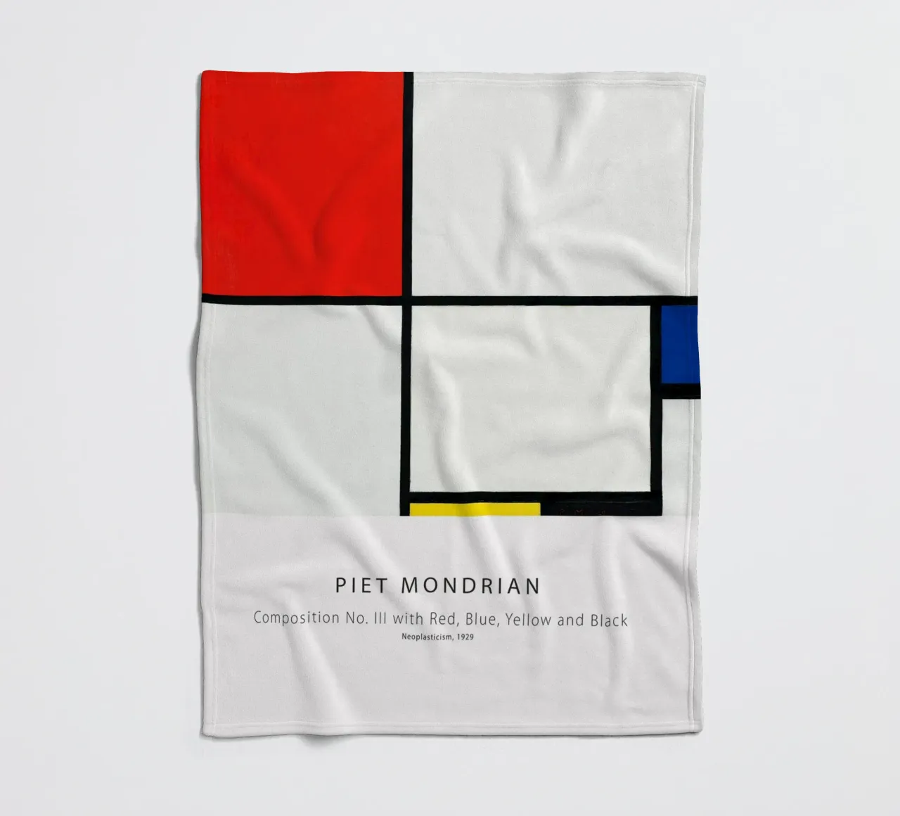 Piet Mondrian - Composizione III coperta in pile da Old Masters