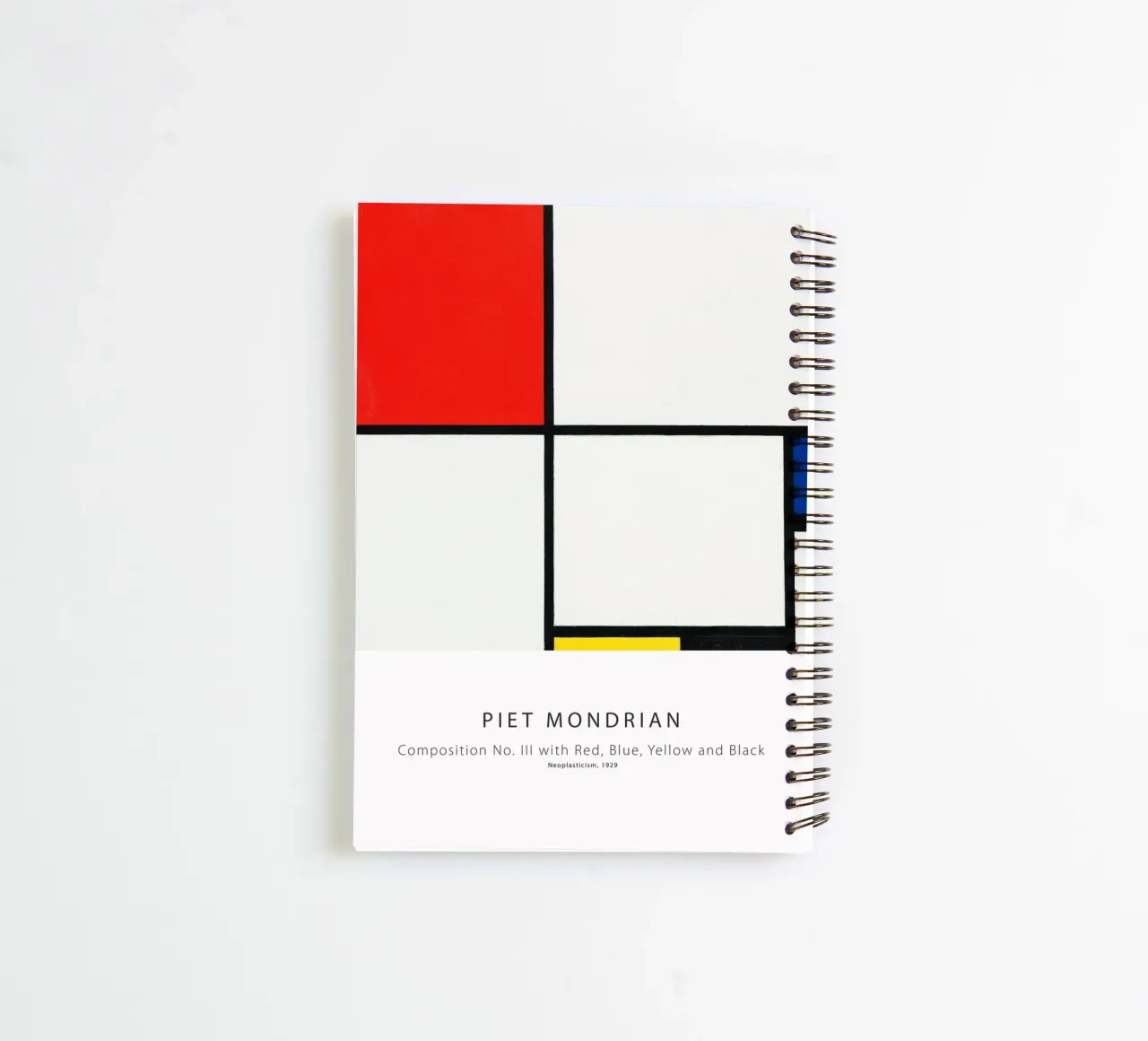Piet Mondrian - Composition III spiral notebook by Old Masters