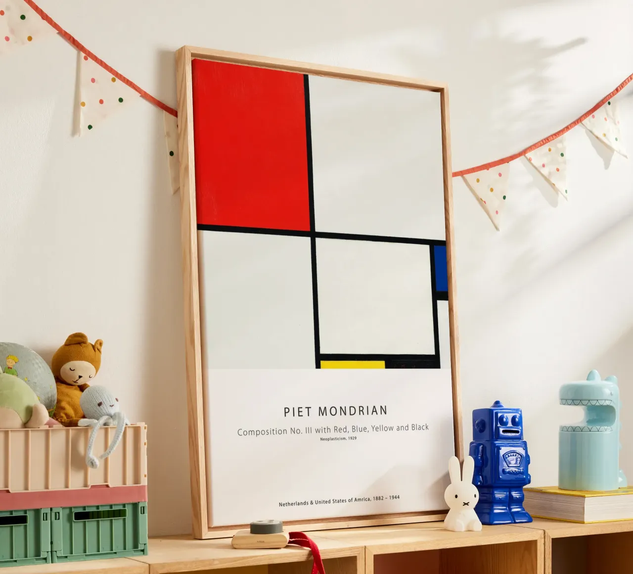 Piet Mondriaan - Compositie III canvas van Old Masters
