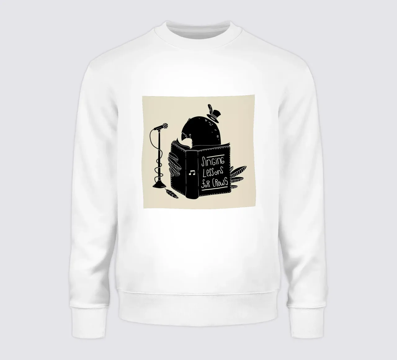 Singing Lessons for Crows sweatshirt by Tobe Fonseca