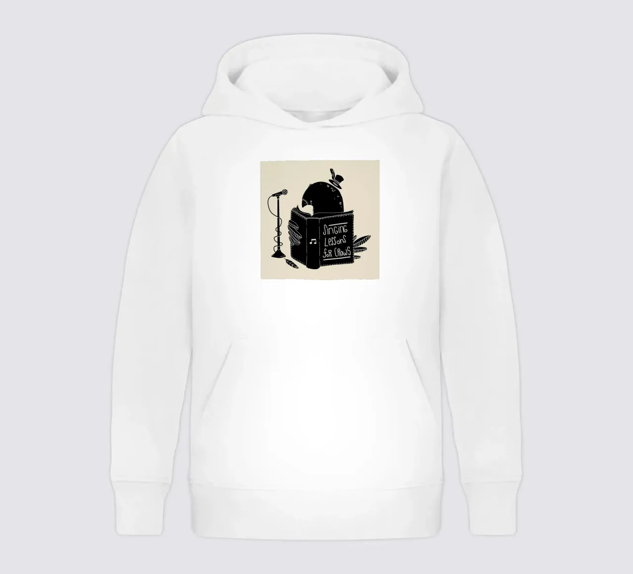 Singing Lessons for Crows felpa bambino con cappuccio da Tobe Fonseca
