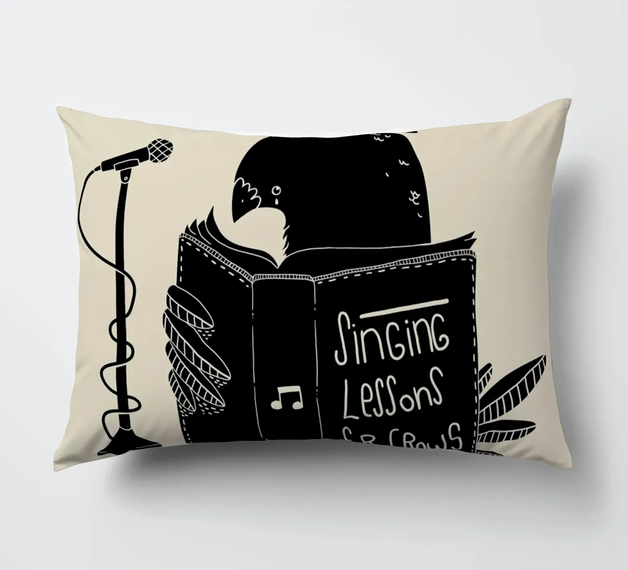 Singing Lessons for Crows cuscino da Tobe Fonseca