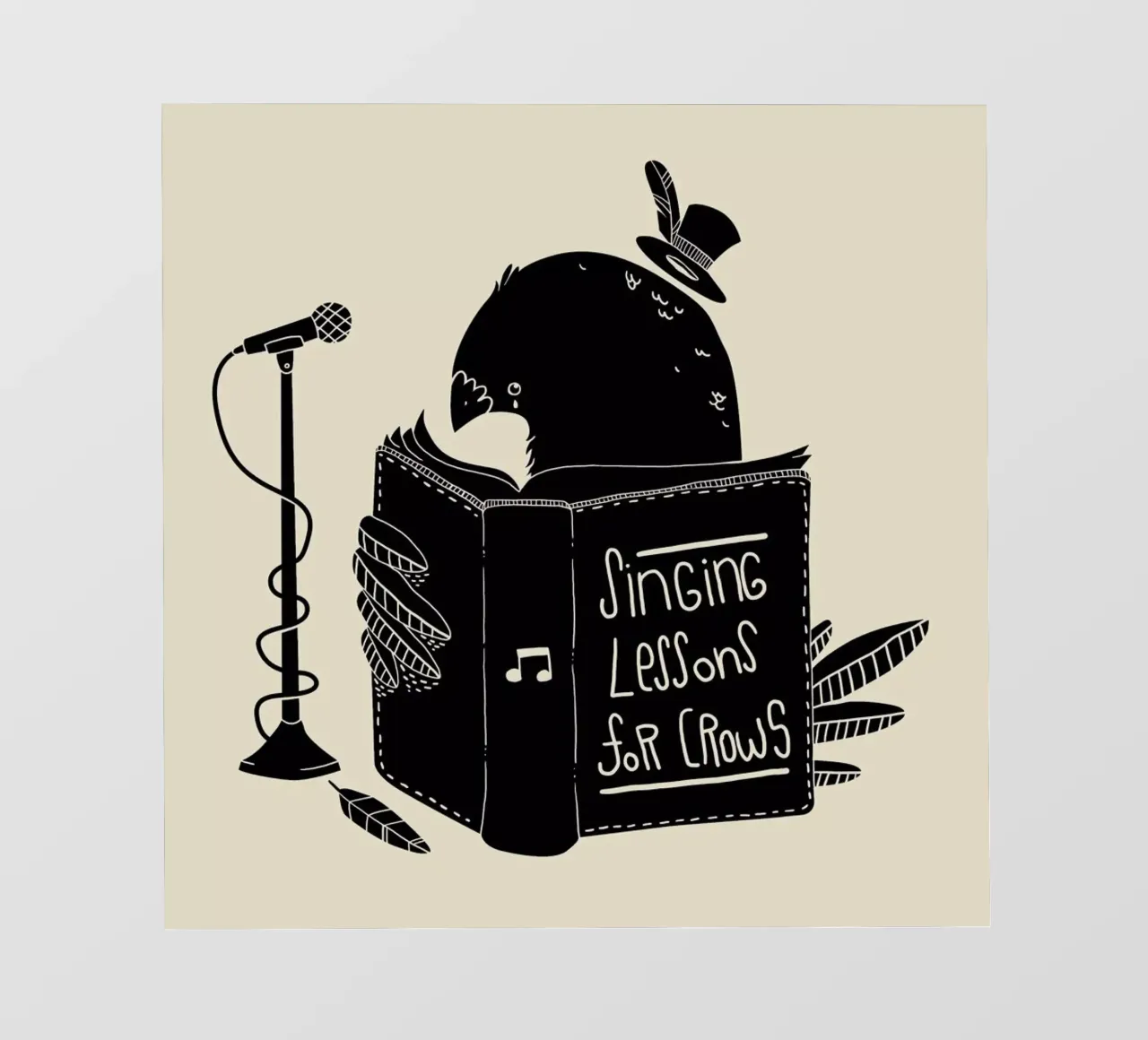 Singing Lessons for Crows telo in pvc da Tobe Fonseca