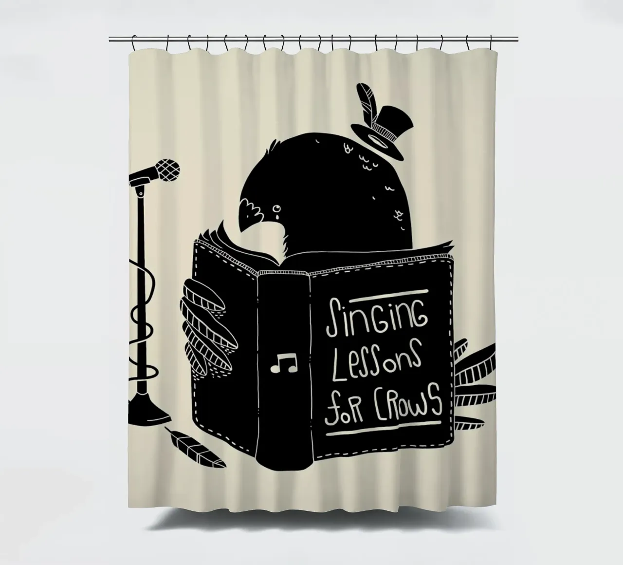 Singing Lessons for Crows tenda da doccia da Tobe Fonseca