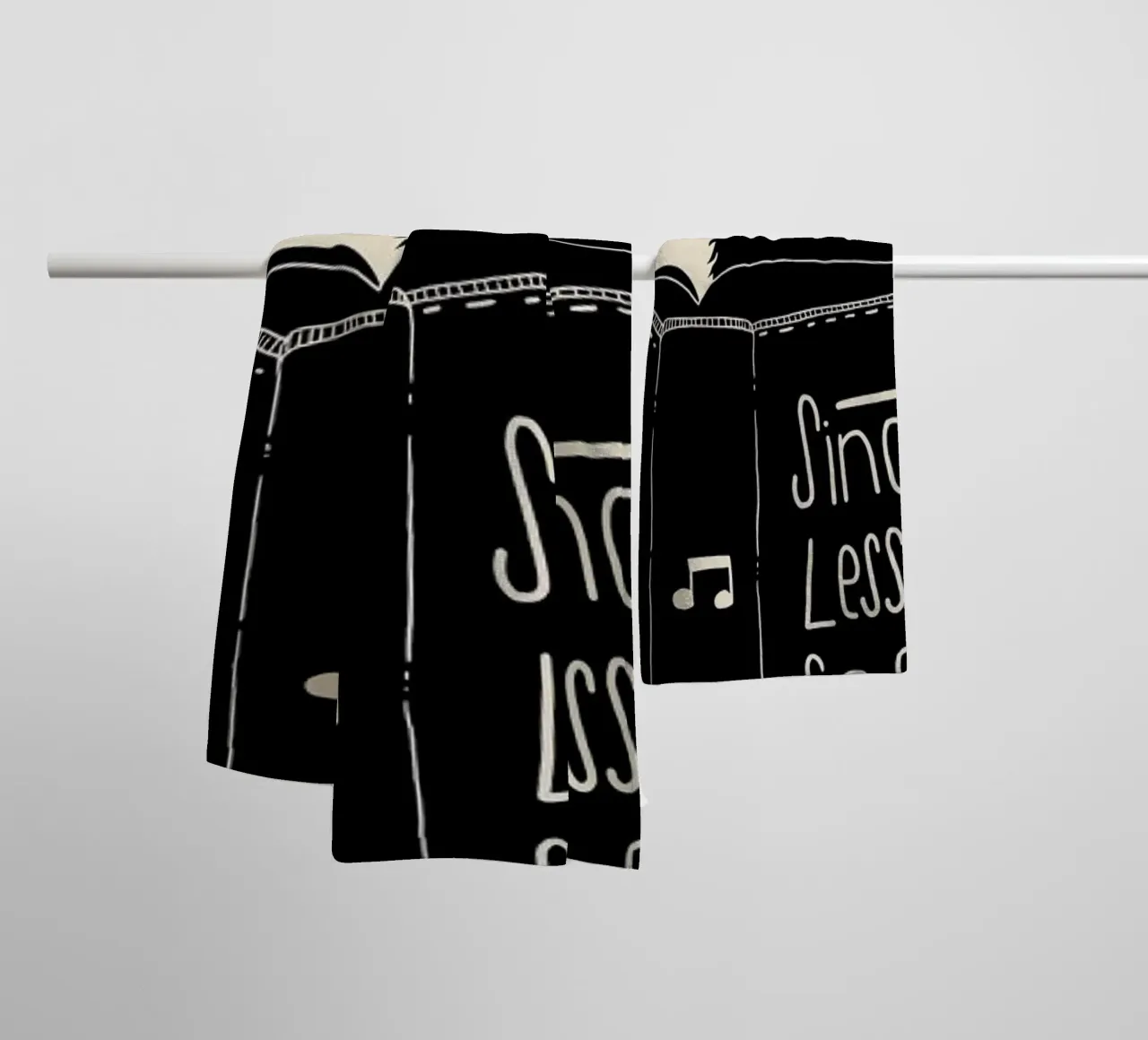 Singing Lessons for Crows towel by Tobe Fonseca