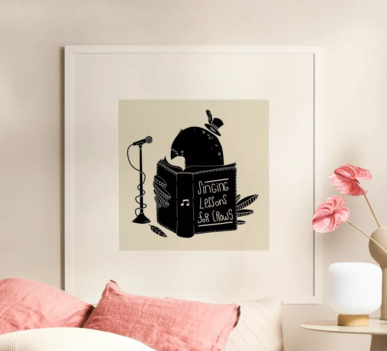 Singing Lessons for Crows hahnemühle by Tobe Fonseca
