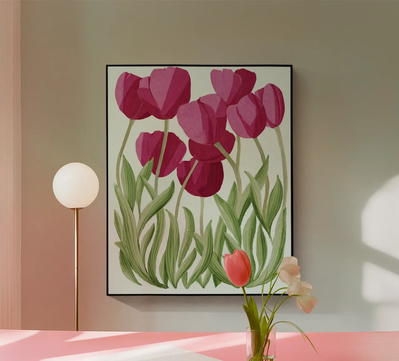 Tulipani plexiglass da Pictufy Sun & Spirit