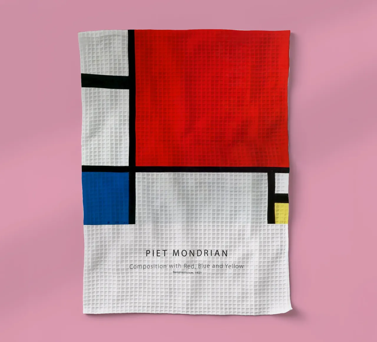 Piet Mondrian - Composition de rouge, bleu et jaune torchon de Old Masters