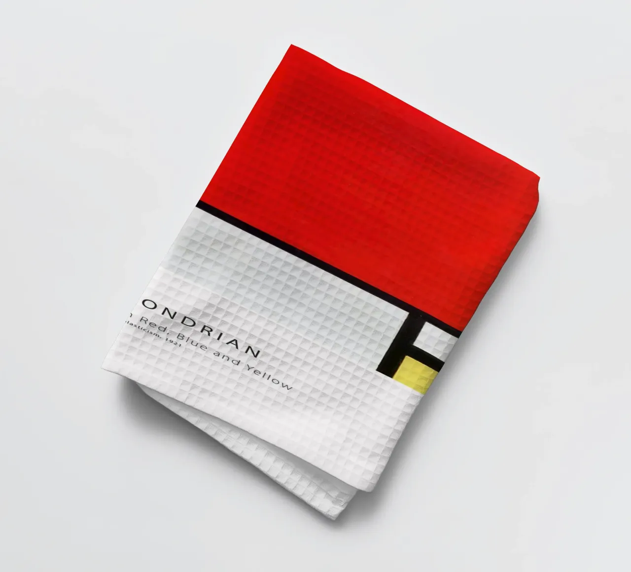 Piet Mondrian - Composition de rouge, bleu et jaune torchon de Old Masters