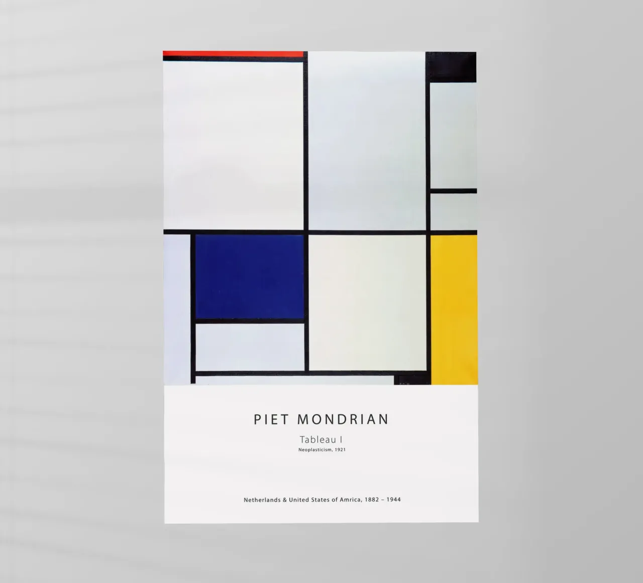 Piet Mondrian - Pittura I pellicola backlit da Old Masters