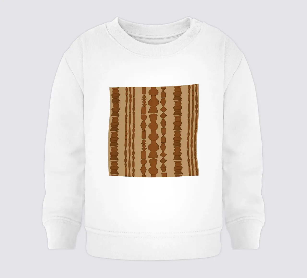 Heaps Sling brown felpa neonato da Femke Zwaan