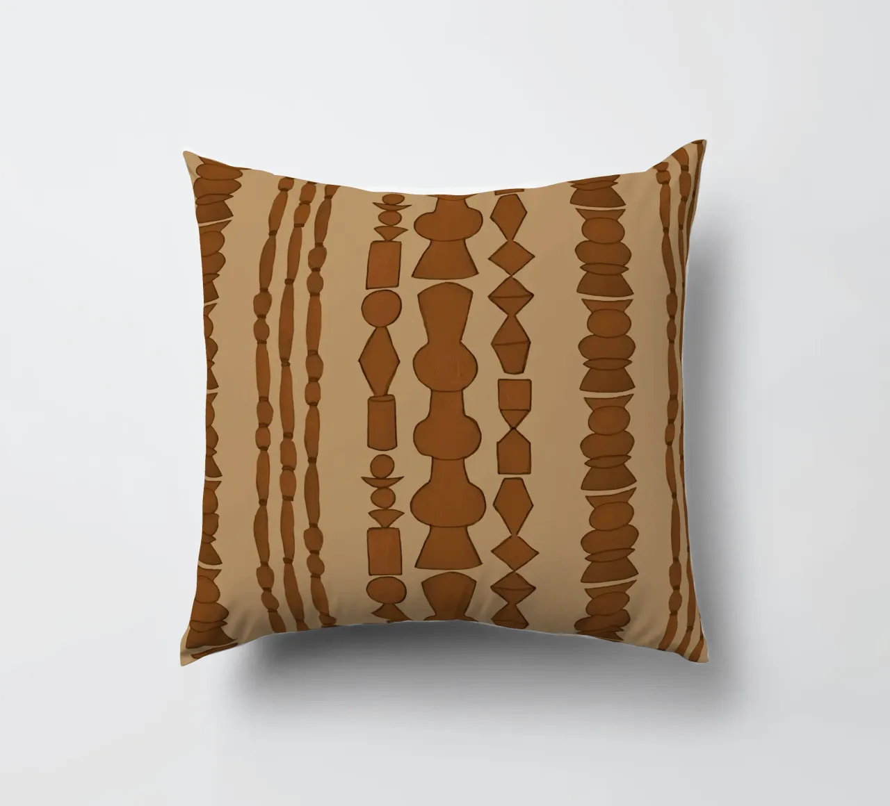 Heaps Sling brown cuscino da Femke Zwaan