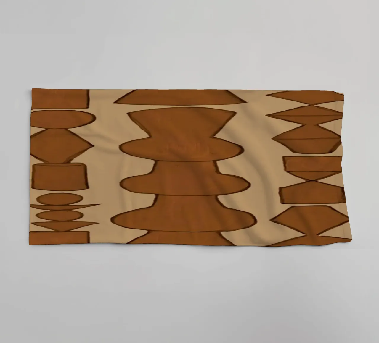 Heaps Sling brown asciugamano da bagno da Femke Zwaan