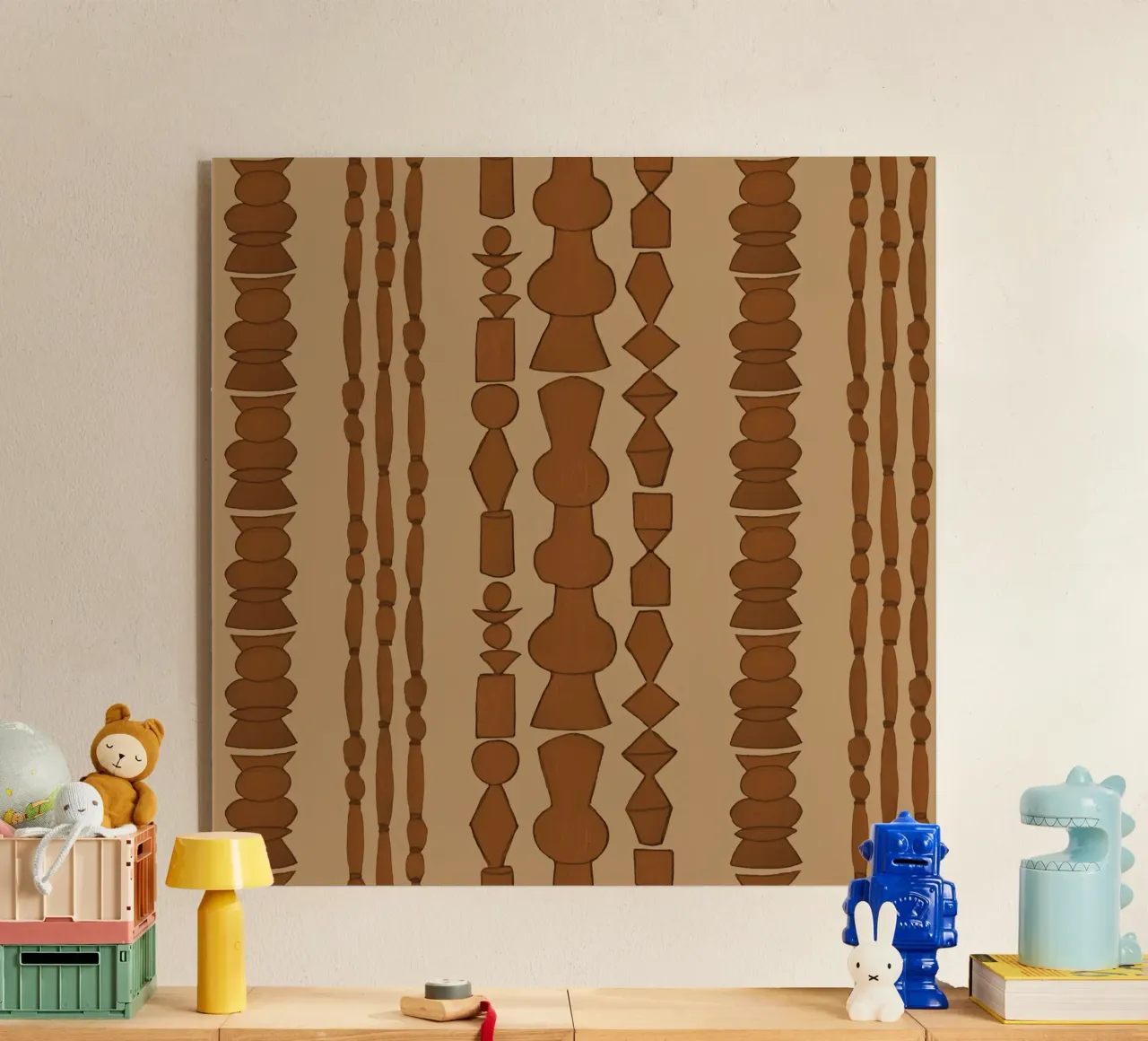 Heaps Sling brown plexiglass da Femke Zwaan