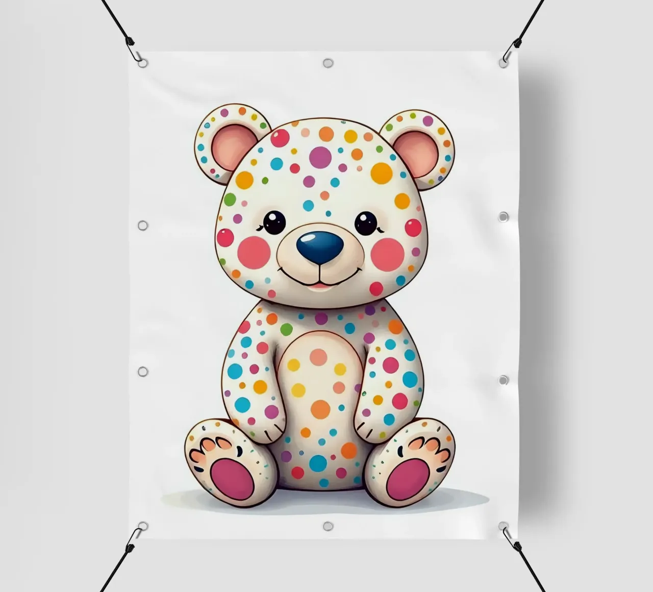 Orso_5 telo in pvc da Tierisch bunt by LK