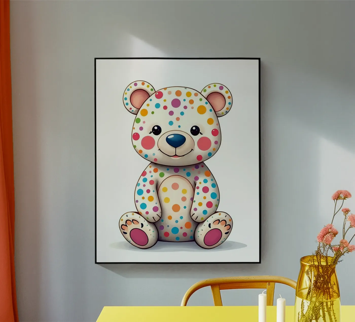Bear_5 acrylic glass by Tierisch bunt by LK